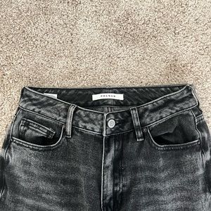 Black High Waisted Mom Jeans.